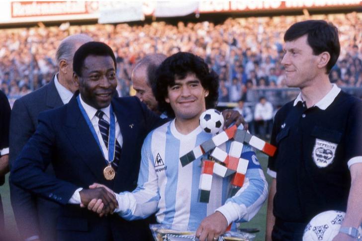rivalità maradona pelè
